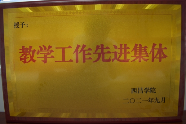 2021教學(xué)先進(jìn)集體2021